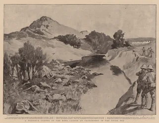 A Terrible Corner of the Boer Laager at Paardeberg in the River Bed